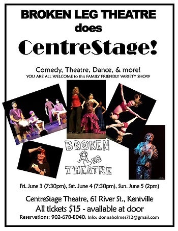 Poster for Broken Leg Theatre