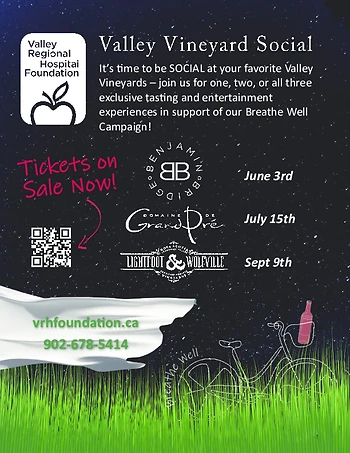 Poster for Valley Vineyard Social