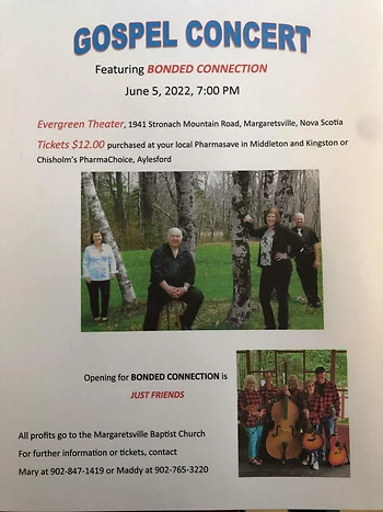 Poster for Bonded Connection Gospel Concert