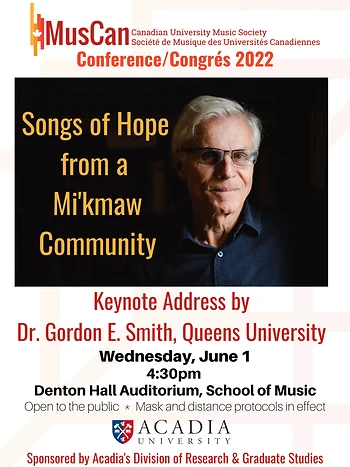 Poster for Songs of Hope from a Mi'kmaw Community