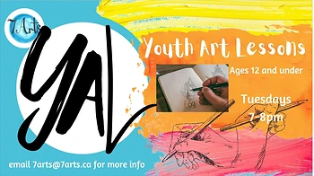 Poster for Youth Art Lessons