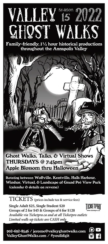 Poster for Virtual Valley Ghost Walk