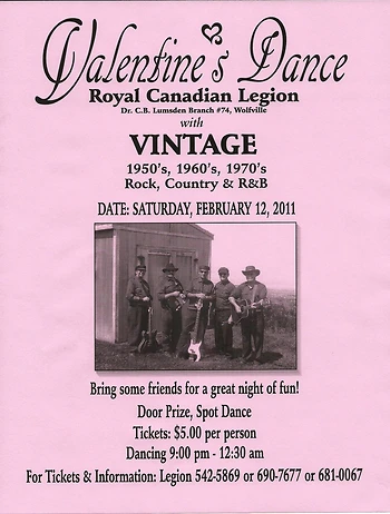 Poster for Valentine Dance