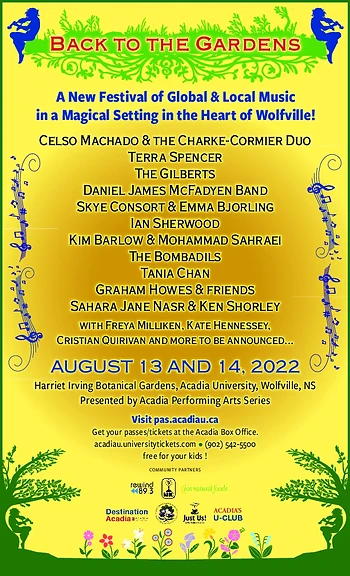 Poster for Back To The Gardens Music Festival 