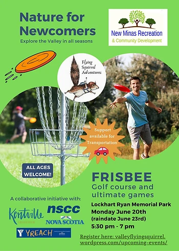 Poster for Nature for Newcomers: Frisbee