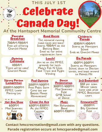 Poster for Celebrate Canada Day!
