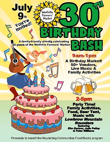 Poster for 30th Birthday Bash