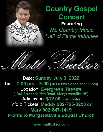 Poster for Matt Balsor