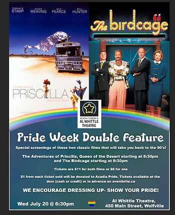 Poster for Pride Week Double Feature: Priscilla & The Birdcage