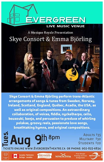 Poster for Skye Consort & Emma Björling