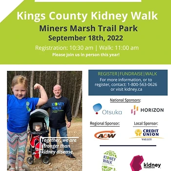Poster for Kidney Walk 