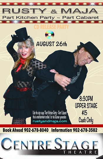 Poster for Rusty & Maja Kitchen Party Cabaret