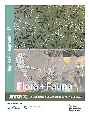 Poster for Exhibition Opening Flora + Fauna