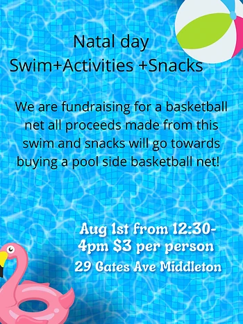 Poster for Natal Day Swim