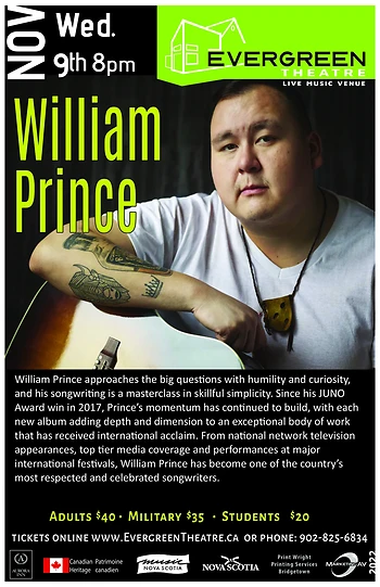 Poster for William Prince