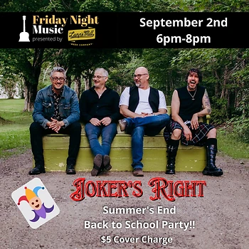 Poster for Summer's End Party with Joker's Right