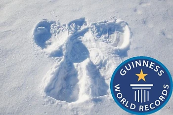 Poster for Guinness World Records Snow Angels
