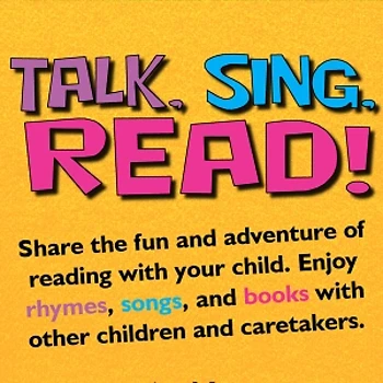 Poster for Talk, Sing, Read! Storytime