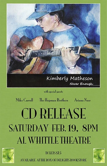 Poster for Kimberly Matheson CD Release