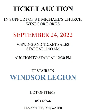 Poster for Ticket Auction