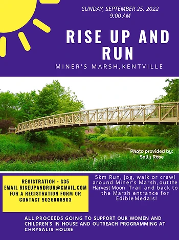 Poster for Rise Up & Run 5km 