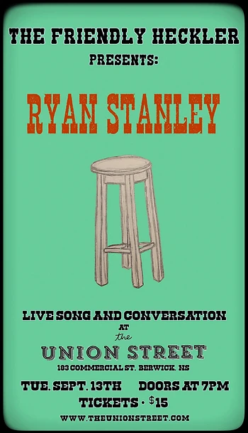 Poster for Friendly Heckler Live Taping w/ Ryan Stanley