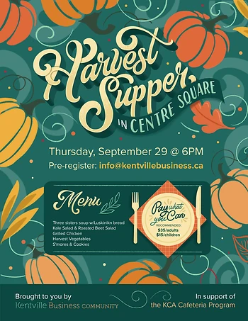 Poster for Under the Gazebo - KentvilleDines!