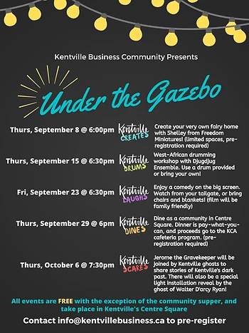 Poster for Under the Gazebo - KentvilleScares!