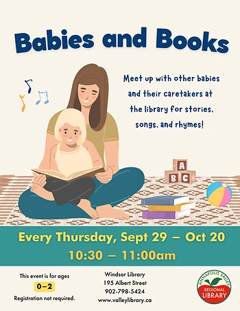 Poster for Babies and Books