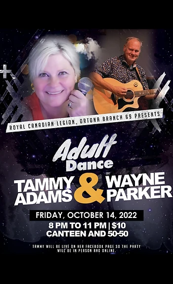 Poster for Tammy Adams & Wayne Parker