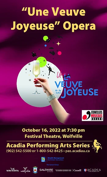 Poster for The Merry Widow Operetta