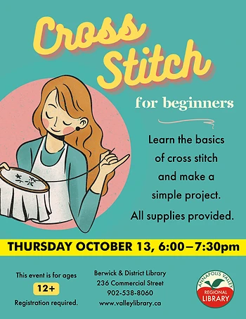 Poster for Cross Stitch for Beginners