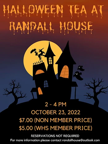 Poster for Halloween Tea