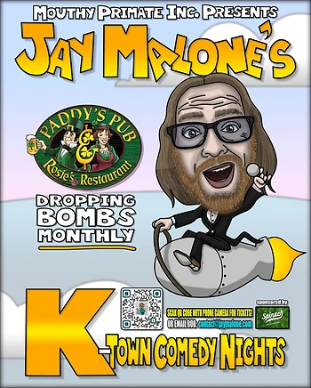 Poster for K Town Comedy Night with Jay Malone