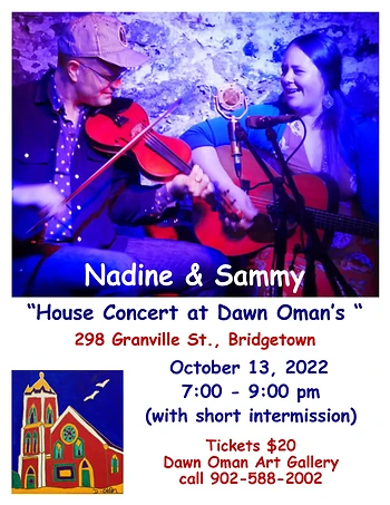 Poster for Nadine Landry and Sammy Lind