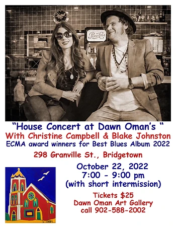 Poster for Christine Campbell & Blake Johnston