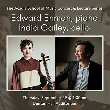 Poster for AUSOM Concert & Lecture Series