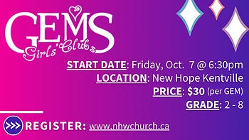 Poster for GEMS Girls Club