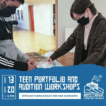 Poster for Teen Portfolio and Audition Workshop