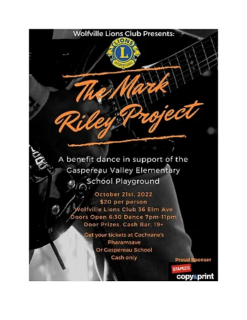 Poster for Benefit Dance