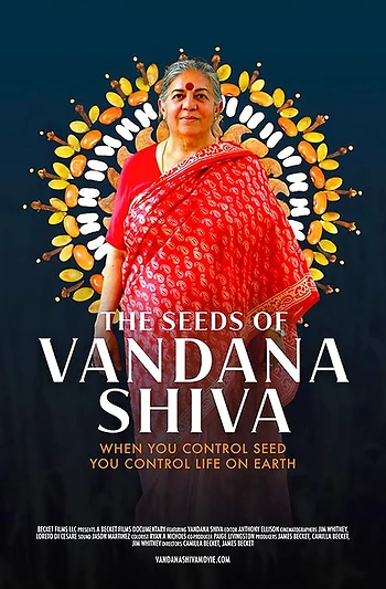 Poster for The Seeds of Vandana Shiva w/Hearth of the Lion
