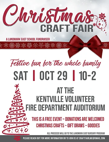 Poster for Landmark East Christmas Craft Fair