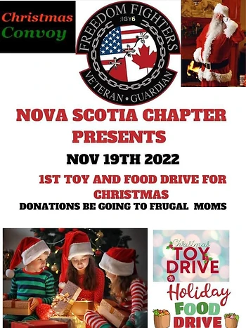 Poster for Christmas Toy and Food Drive Convoy