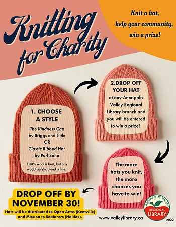 Poster for Knitting for Charity