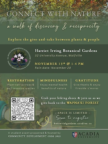 Poster for Walk of Discovery and Reciprocity