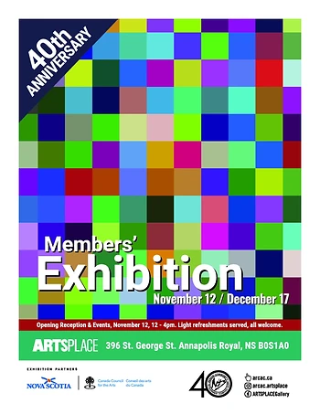 Poster for Celebrating 40 Years: Members' Exhibition