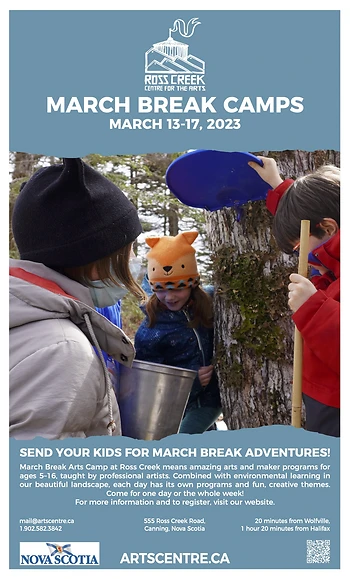 Poster for March Break Day Camps