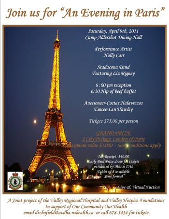 An Evening In Paris Gala At Camp Aldershot Kentville April 9