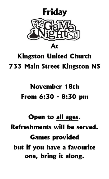 Poster for Friday Games Night