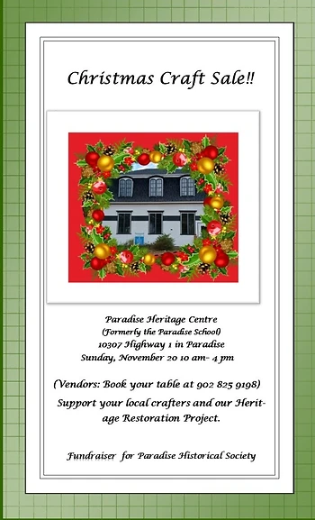 Poster for Paradise Christmas Craft Fair